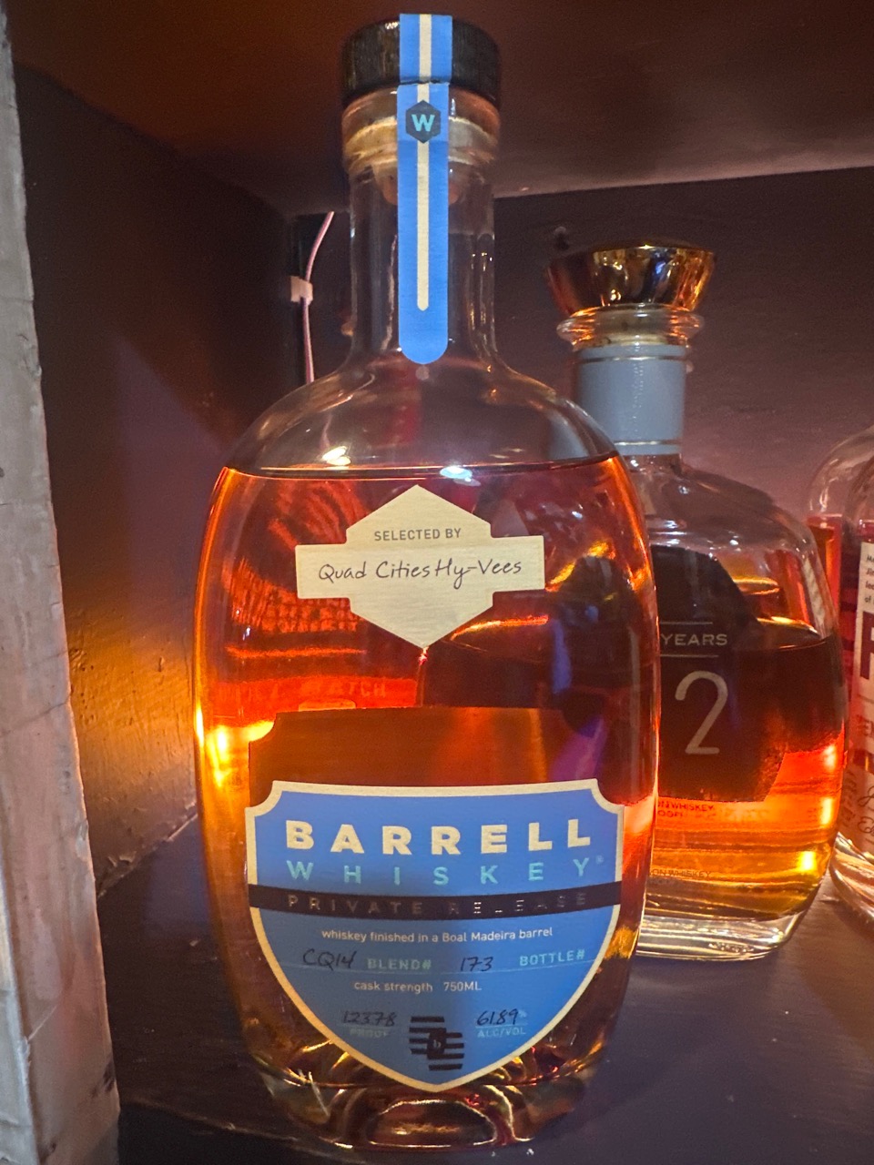 Barrell Whiskey Private Release CQ14 QC Hy-Vee
