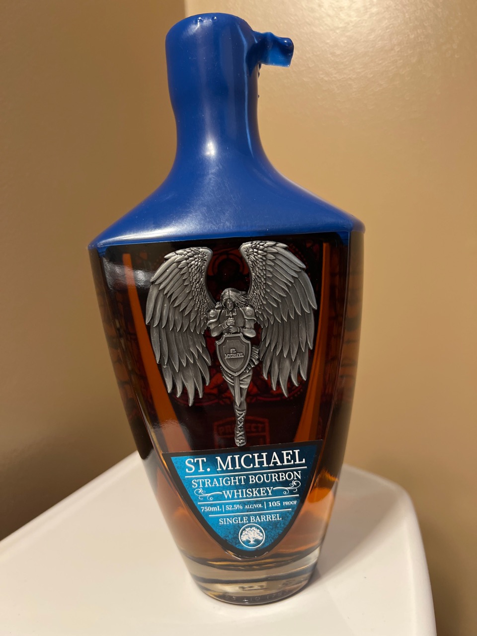 St. Michael Straight Bourbon Whiskey, Single Barrel