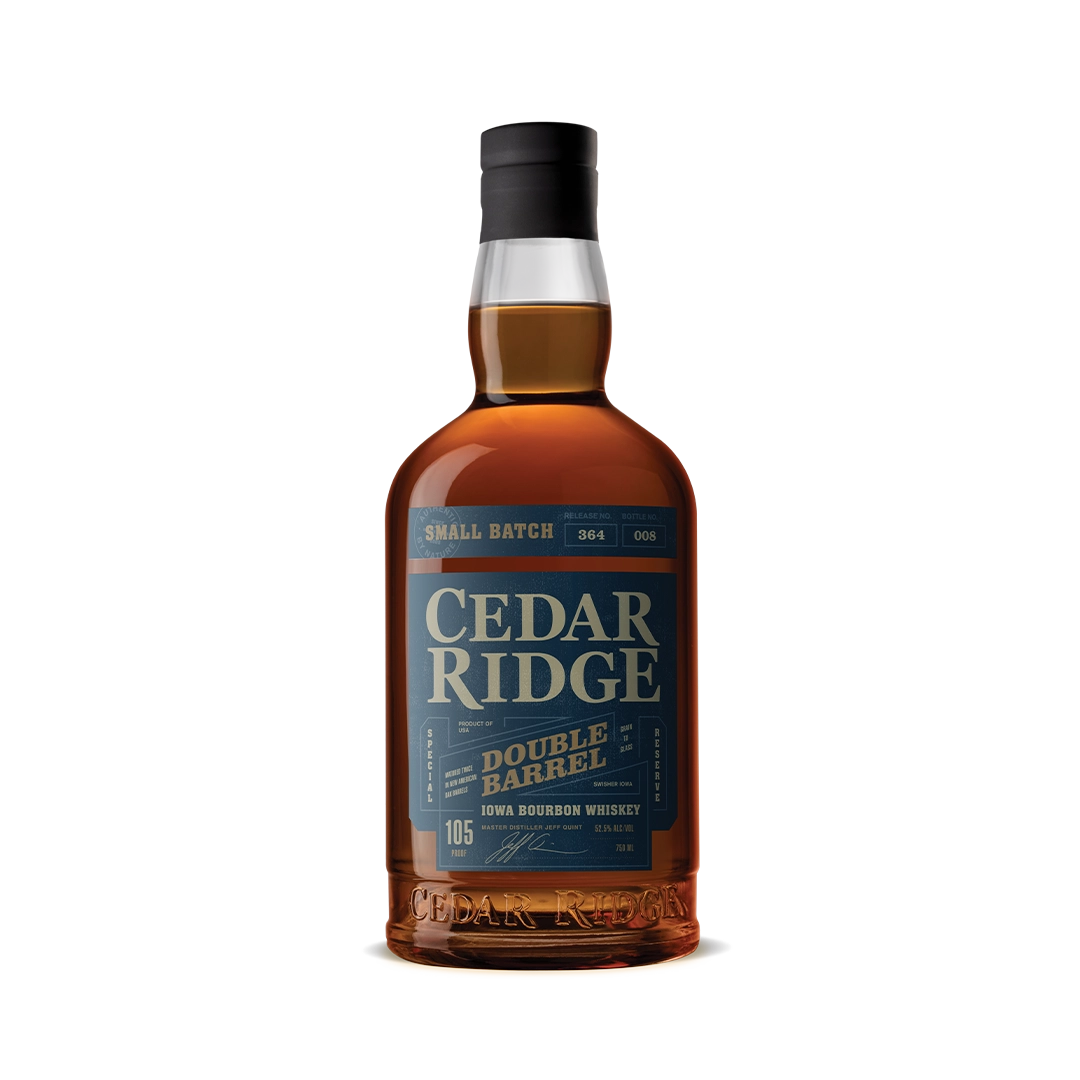 Cedar Ridge Double Barrel Iowa Bourbon Whiskey