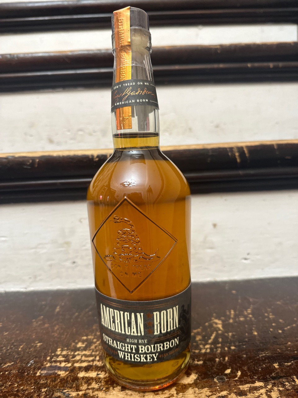 American Born Don’t Tread On Me High Rye Straight Bourbon Whiskey