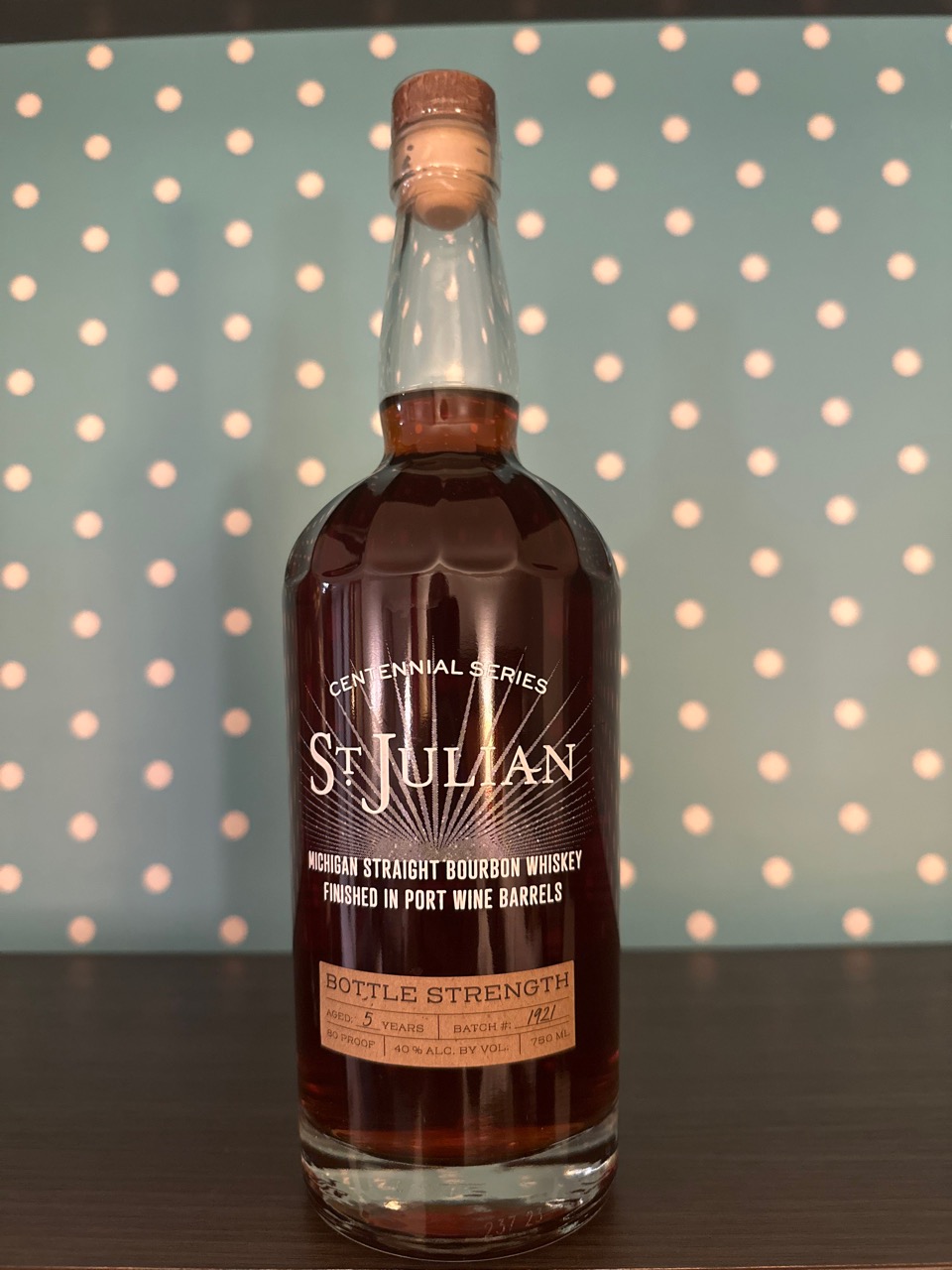 St Julian Centennial Series Whiskey Finished in Port Barrels