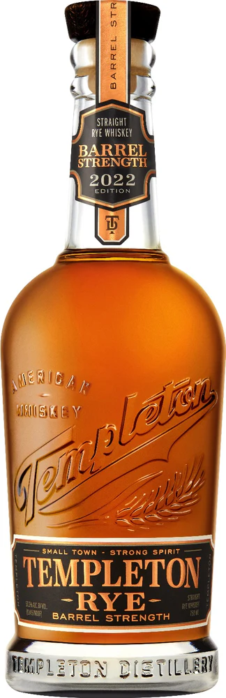 Templeton Rye Barrel Strength 2022 Edition